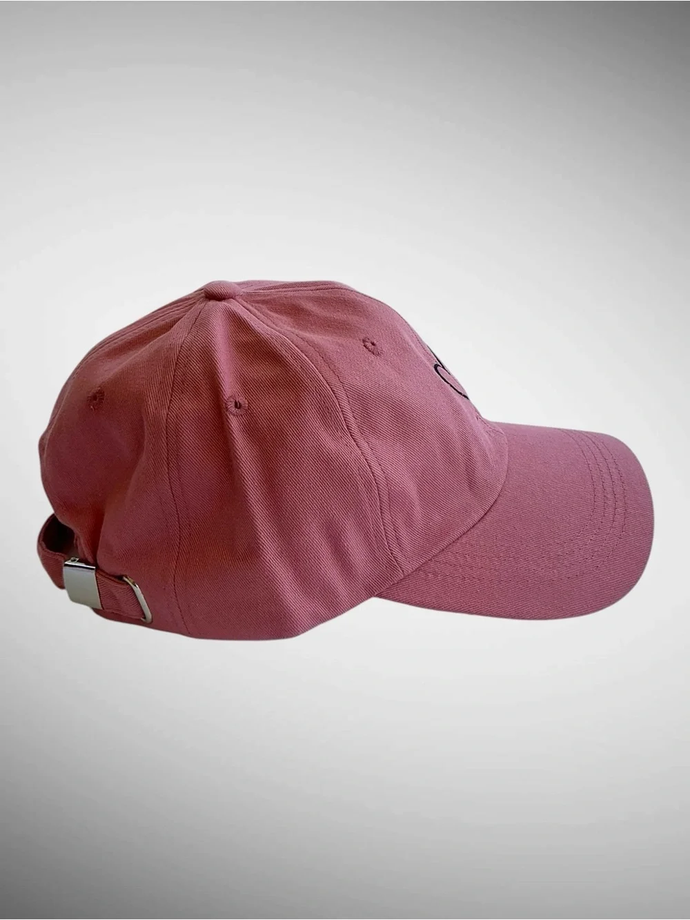 Pink Heart Embroidered Adjustable Baseball Cap Women’s Hat NWT
